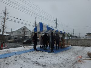 日建ホームの注文住宅の地鎮祭