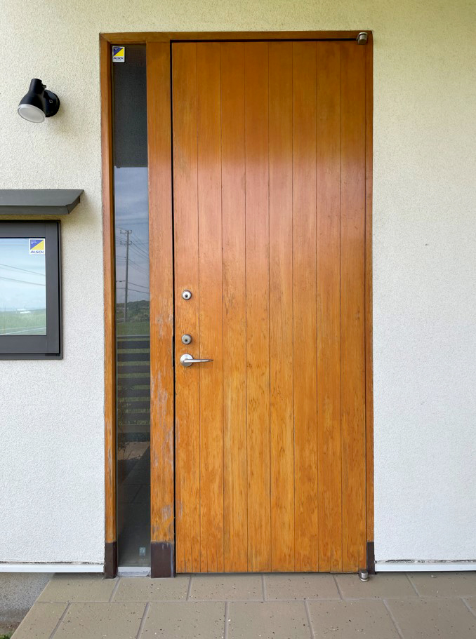 木製ドア塗装