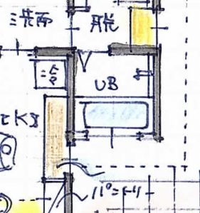 手書き図面