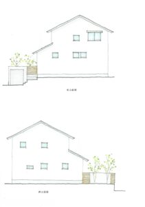 2-5-9.10立面図（東西）