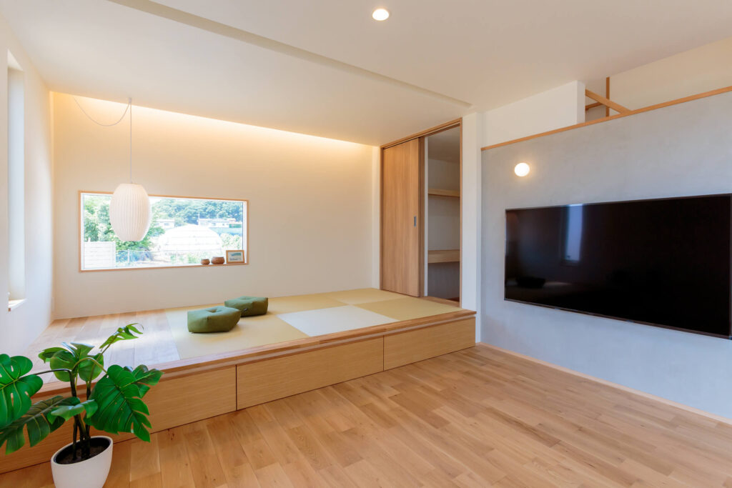 おしゃれな小上がりの施工事例