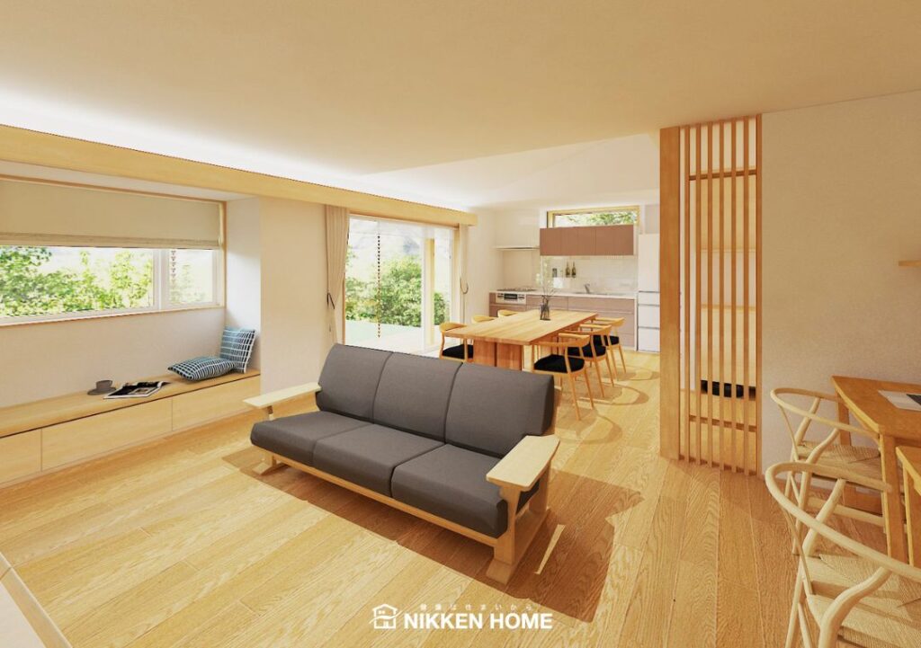 完成見学会会場のイメージパース